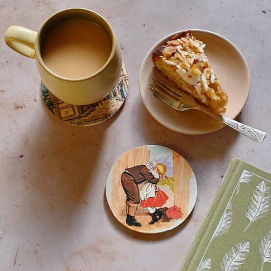 How to Make Coasters using Vintage Books image number 1
