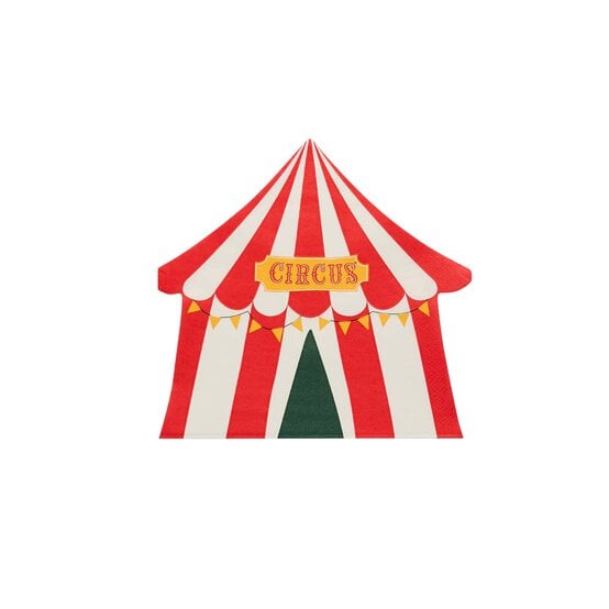 Circus Tent Napkins 16 Pack image number 3