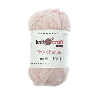 Knitcraft Light Pink Tiny Chenille DK Yarn 25g