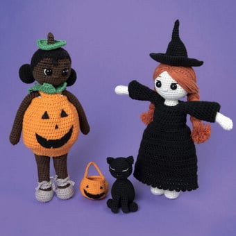 How to Crochet a Halloween Costume for Your Tiny Friends Doll