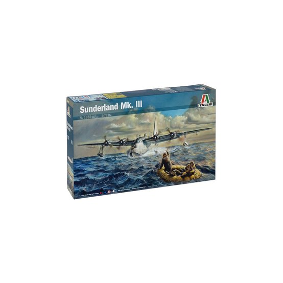 Italeri Sunderland Mk.III Model Kit 1:72 image number 1