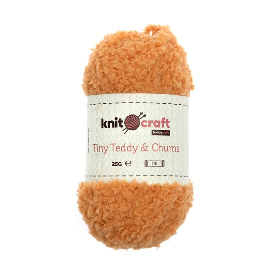 Knitcraft Orange Tiny Teddy & Chums 25g image number 1