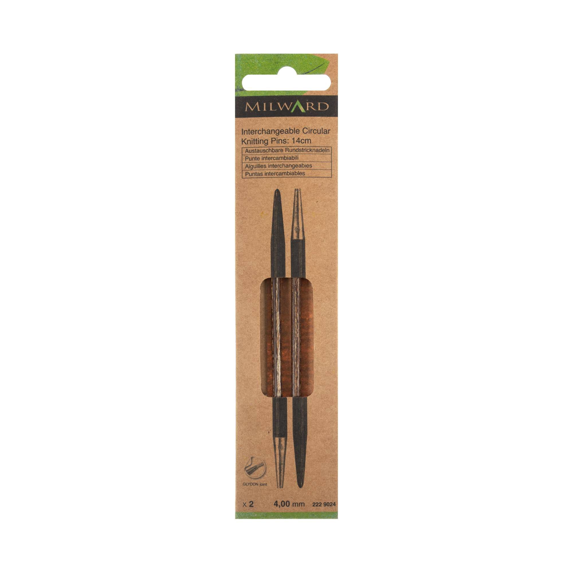 Milward 4mm Circular Interchangeable Knitting Needles Hobbycraft