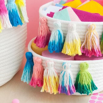 How to Make Tie-Dye Tassels