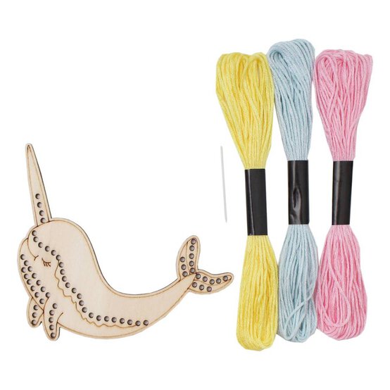 Whale Wooden Threading Kit image number 1