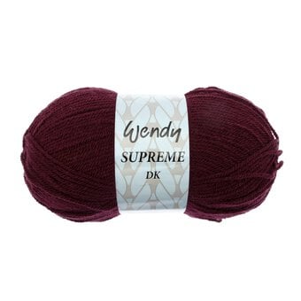 Wendy Burgundy Supreme DK Yarn 100g