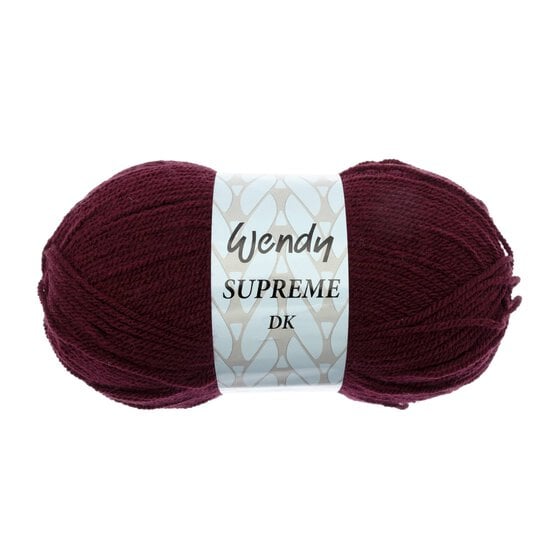 Wendy Burgundy Supreme DK Yarn 100g image number 1