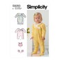 Simplicity Infant Gown and Jumpsuit Sewing Pattern S9283 image number 1