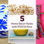 5 Home Decor Hacks with Posca Pens image number 1