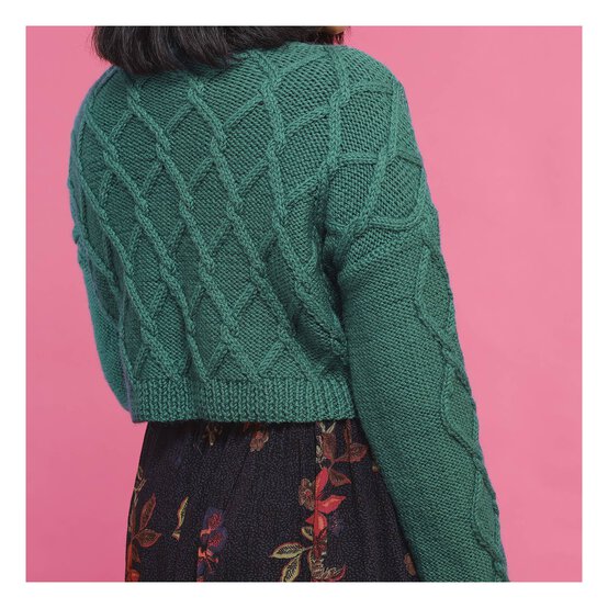 Knitcraft Crop Cable Jumper Digital Pattern 0342 image number 2
