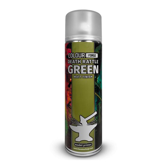 Colour Forge Death Rattle Green Spray Primer 500ml  image number 1