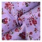 Lilac Roses Polycotton Print Fabric by the Metre image number 1