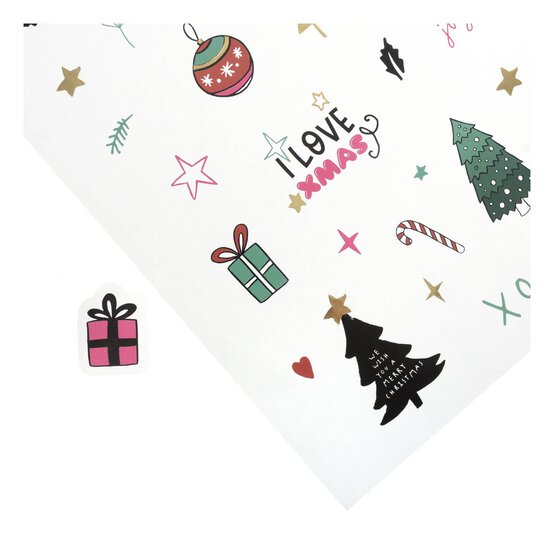 Pink and Green Christmas Sticker Sheet image number 3