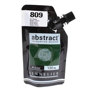 Sennelier Satin Hookers Green Abstract Acrylic Paint Pouch 120ml
