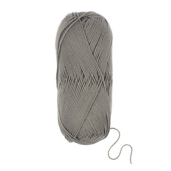 James C Brett Mid Grey It’s Pure Cotton Yarn 100g image number 3
