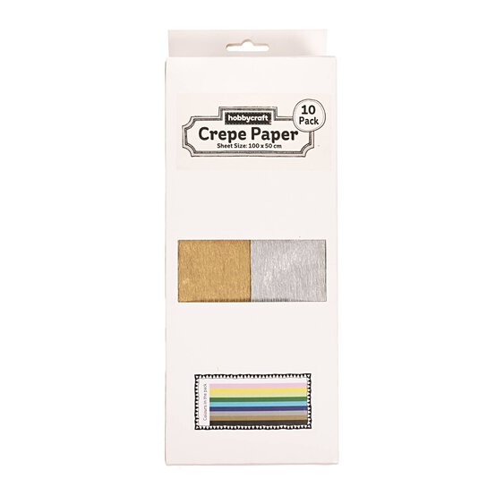 Assorted Crepe Paper 100cm x 50cm 10 Pack image number 3