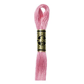 DMC Pink Mouline Special 25 Cotton Thread 8m (3806)