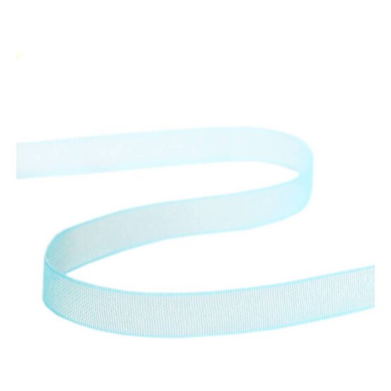 Peacock Organdie Ribbon 6mm x 8m image number 1