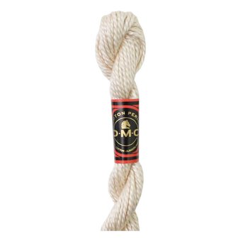 DMC Cream Pearl Cotton Thread Size 3 15m (Ecru)