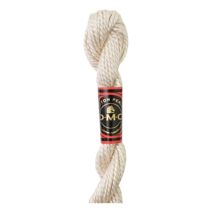 DMC Cream Pearl Cotton Thread Size 3 15m (Ecru) image number 1