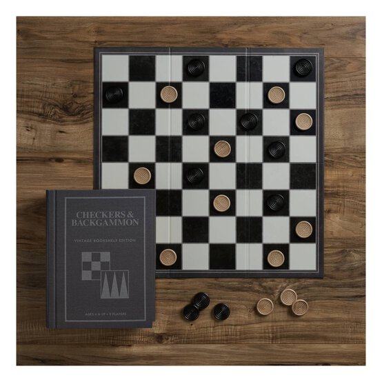 Bookshelf Checkers and Backgammon  image number 5