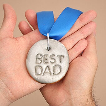 How to Make a Clay Medal for Dad