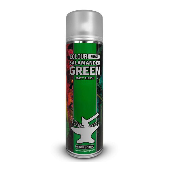 Colour Forge Salamander Green Spray Primer 500ml  image number 1