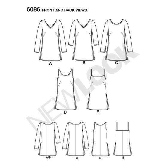 New Look Women's Tops Sewing Pattern 6086 image number 2