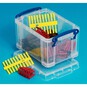 Really Useful Clear Plastic Storage Box 1.6 Litres image number 3