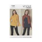 Vogue Women's Top and Scarf Sewing Pattern V1825 (A XS-XXL) image number 1