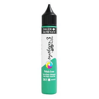 Daler-Rowney System3 Phthalo Green Fluid Acrylic 29.5ml (361)