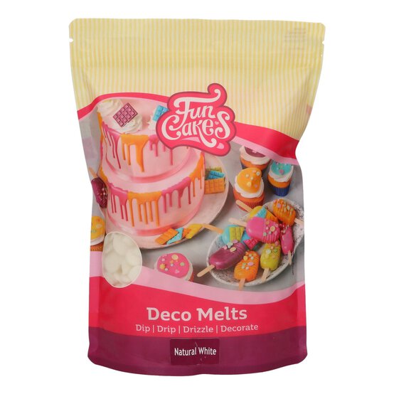 Funcakes Snow White Deco Melts 1kg image number 1
