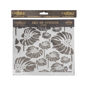 Cadence Palm Home D&eacute;cor Stencil 25cm x 25cm