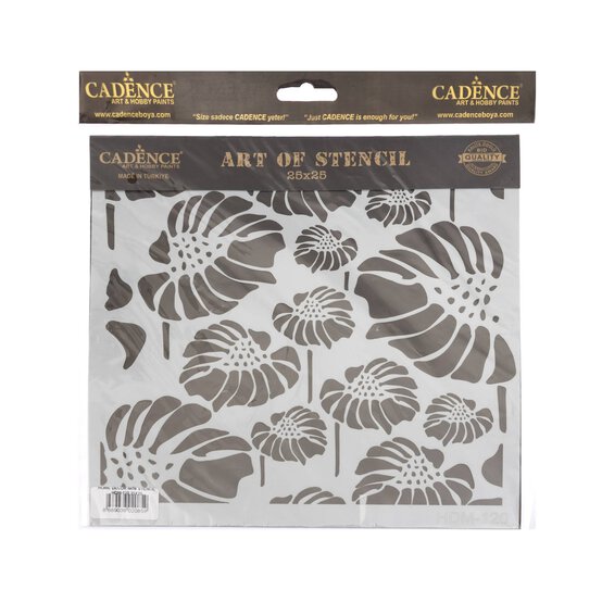 Cadence Palm Home D&eacute;cor Stencil 25cm x 25cm image number 1