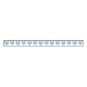 Baby Blue Hearts Satin Ribbon 6mm x 4m image number 1