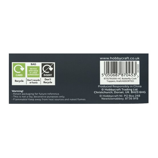 Butterfly Cork Stickers 12 Pack  image number 5