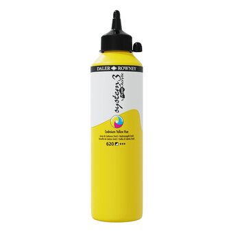 Daler-Rowney System3 Cadmium Yellow Hue Fluid Acrylic 500ml (620)