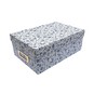 Blue Floral Photo Box 11cm x 20cm x 29cm image number 1