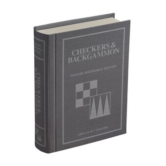 Bookshelf Checkers and Backgammon 