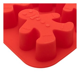 Silicone Gingerbread Mould 6 Wells 