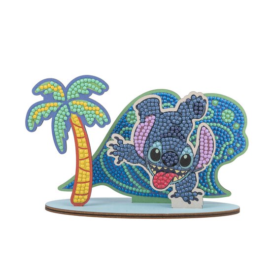 Disney Stitch Wave Crystal Art Sparkle Scene image number 2
