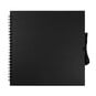 Spiral Bound Black Scrapbook 12 x 12 Inches image number 1