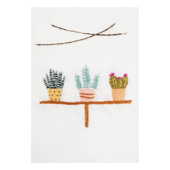 FREE PATTERN DMC Inside the Greenhouse Embroidery 0072 image number 1