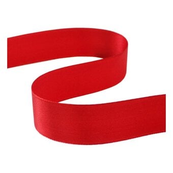 Red Satin Ribbon 15m x 20mm