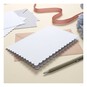 White Stamp Shaped Cards 5 x 7 Inches 6 Pack  image number 2