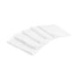 White Cotton Fat Quarters 5 Pack image number 3