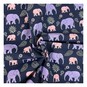 Paisley Elephant Polycotton Fabric by the Metre image number 1