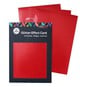 Red Glitter Effect Card A4 16 Sheets image number 1
