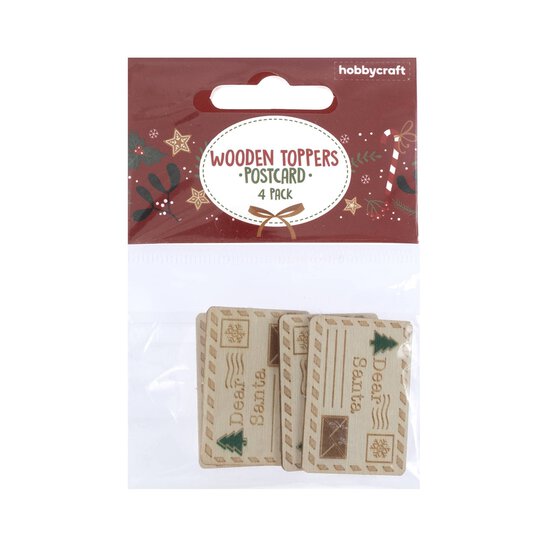 Postcard Wooden Toppers 4 Pack image number 4