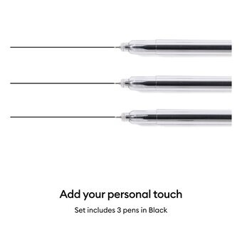 Cricut Black Extra Fine Point Pens 3 Pack 
